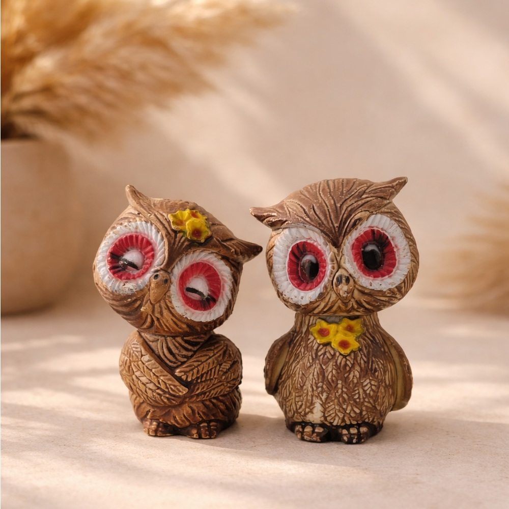 Vintage, Owl Salt and Pepper Shakers